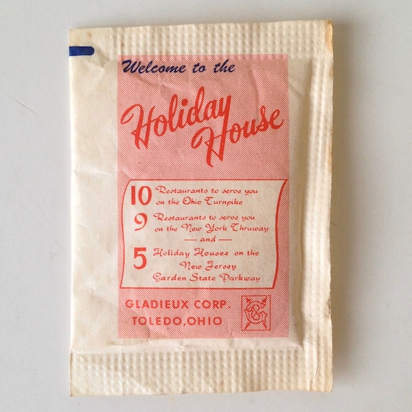 Vintage Domino Sugar Packet Holiday House