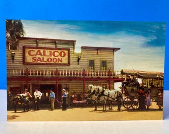 Knott's Berry Farm Calico Saloon Postcard