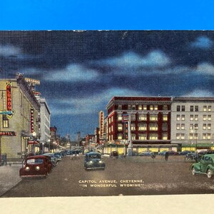 Carte Postale Capitol Avenue Cheyenne Wyoming