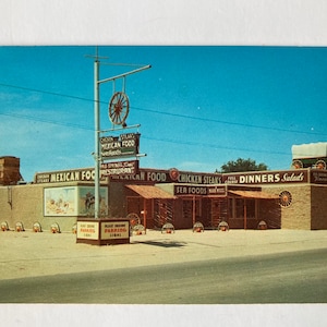 La roue de wagon Big Spring Carte postale