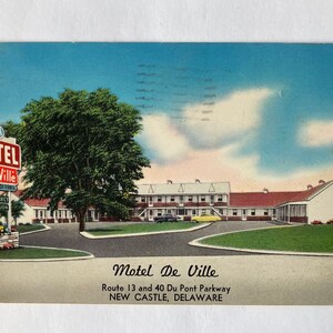 Motel De Ville New Castle Carte postale