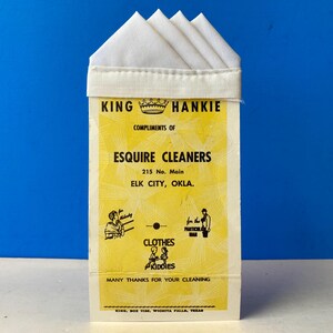 King Hankie Complimenten voor Esquire Cleaners Elk City Okla