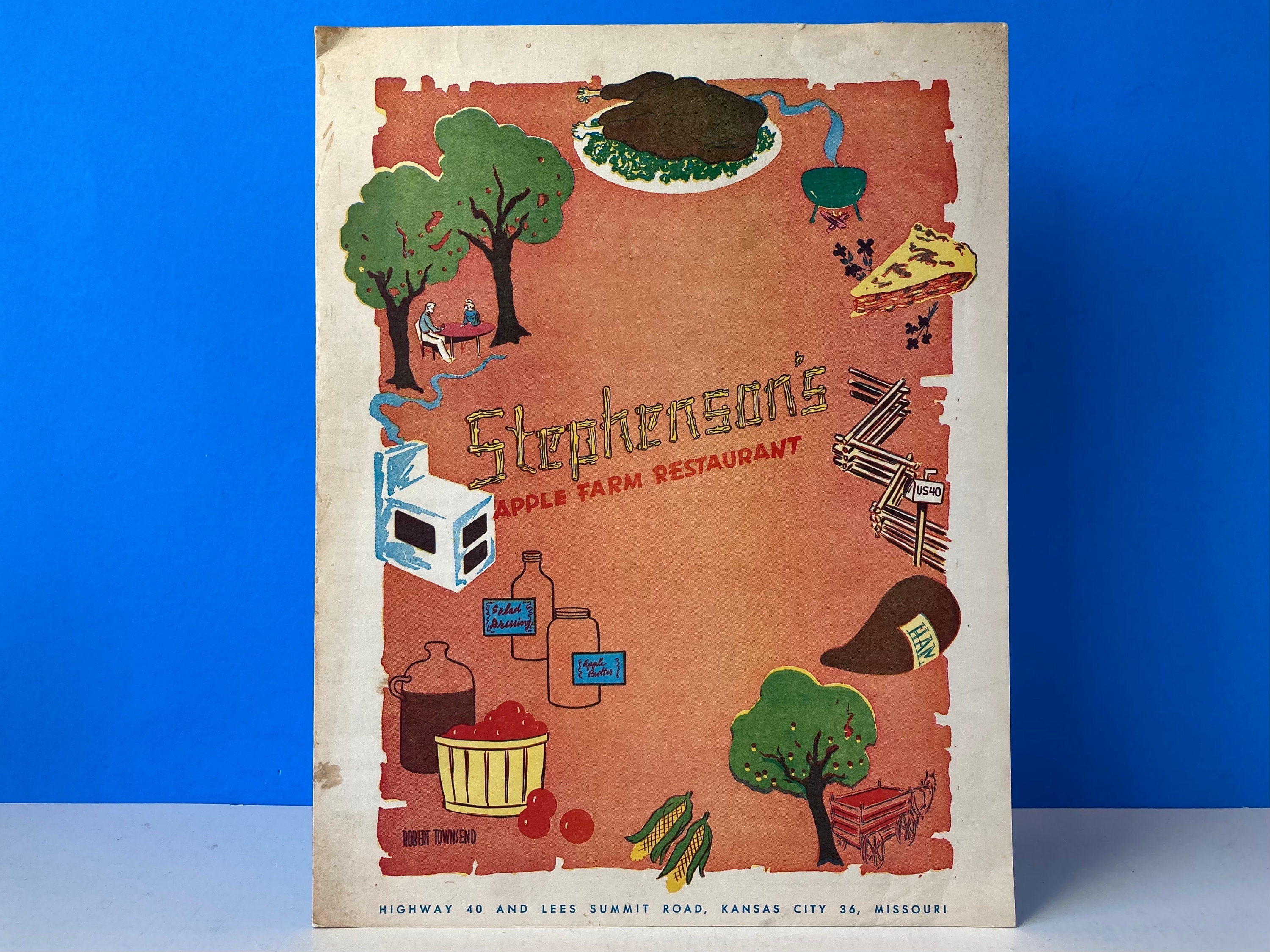 Stephenson's Apple Farm Restaurant Menu - Etsy