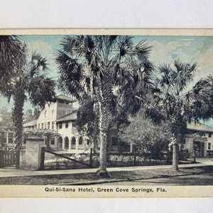 Qui-Si-San Hotel Green Cove Federn Postkarte