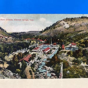 Picknickplatz Eldorado Springs Postkarte 1910