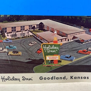 Goodland Kansas Holiday Inn Postkarte