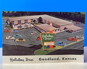 Goodland Kansas Holiday Inn Postcard