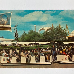 Glide-A-Ride Trains NYWF 64 Postcard