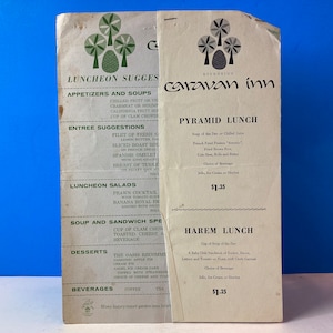 Caravan Inn Riverside Menu