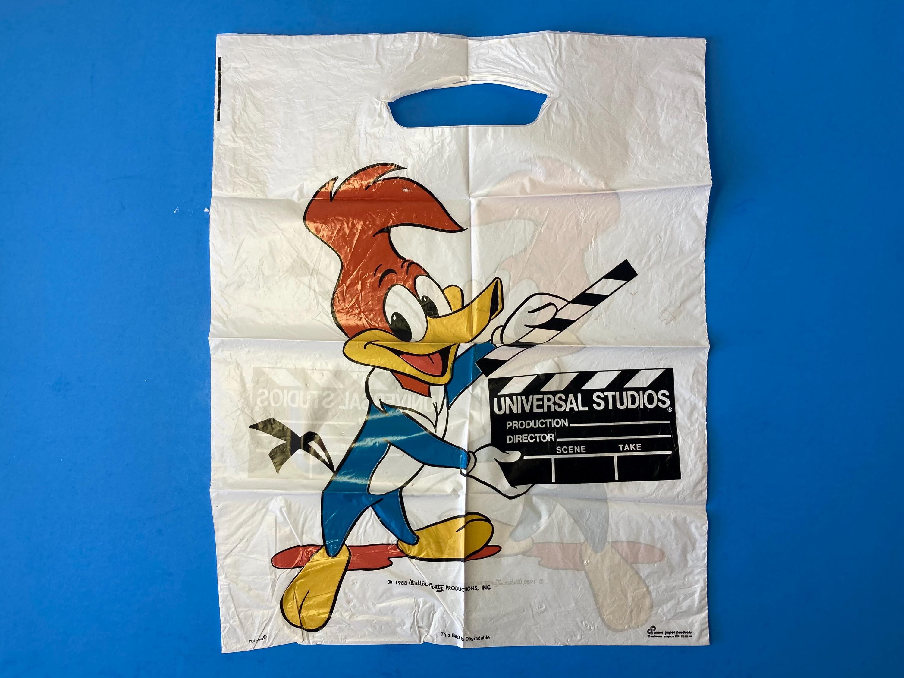Universal Studios Woody Woodpecker Plastic Bag - Etsy display picture 2