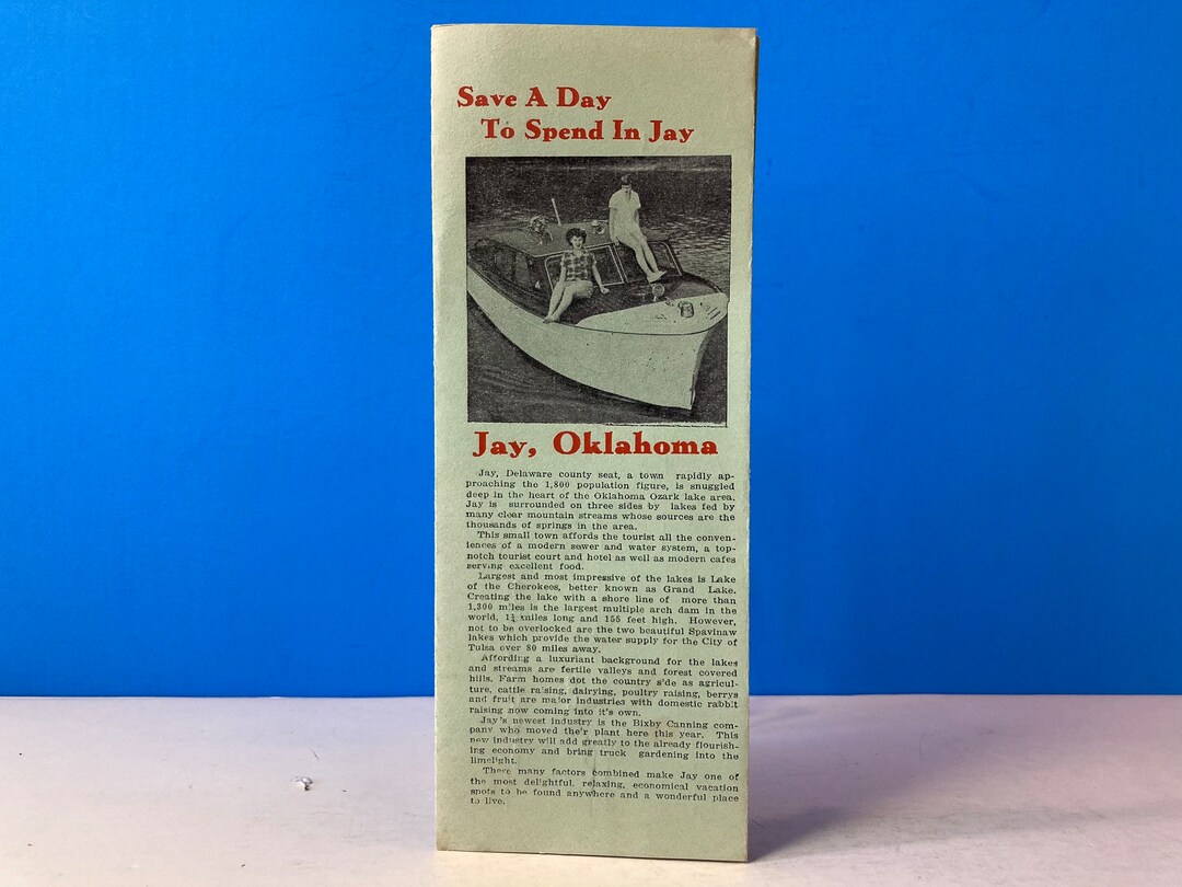 Jay, Oklahoma Brochure Etsy