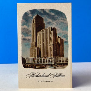 Cartolina dell'Hilton Cincinnati nei Paesi Bassi