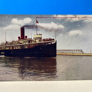 Carte Postale Steamer City of Benton Harbour