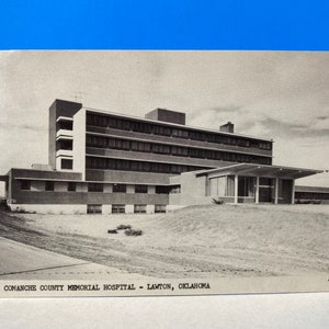Carte postale du Comanche County Memorial Hospital Oklahoma
