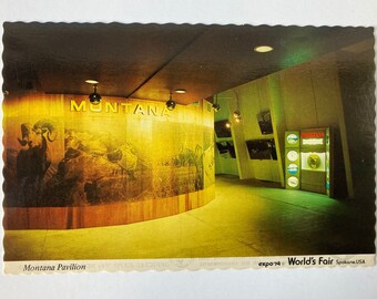 Expo '74 Montana Pavilion Postcard