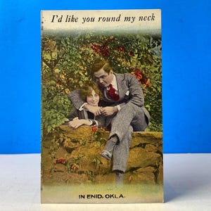 I'd Like You Um meinen Hals In Enid Oklahoma Postkarte