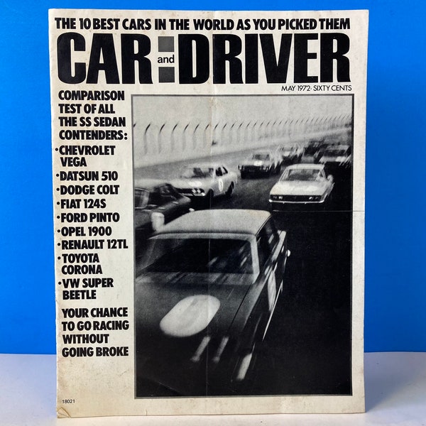 Car and Driver Opel Brochure 1972