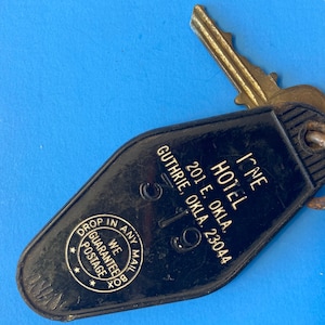 Ione Hotel Room Key 319 Guthrie Okla