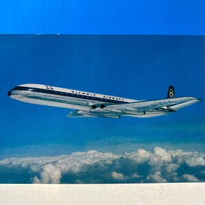 Carte postale Comet 4B d'Olympic Airways