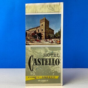 Folleto del Hotel Castello Corfú, Grecia