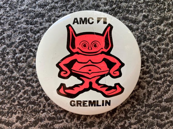 AMC Gremlin Pin Button - image 1