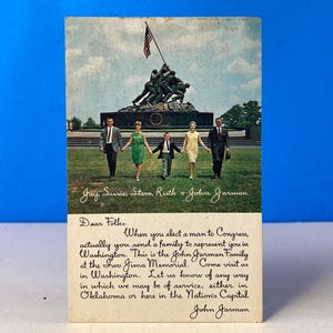 John Jarman & Familie Postkarte