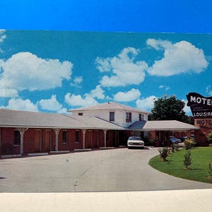 Carte Postale Motel Louisiane Natchitoches