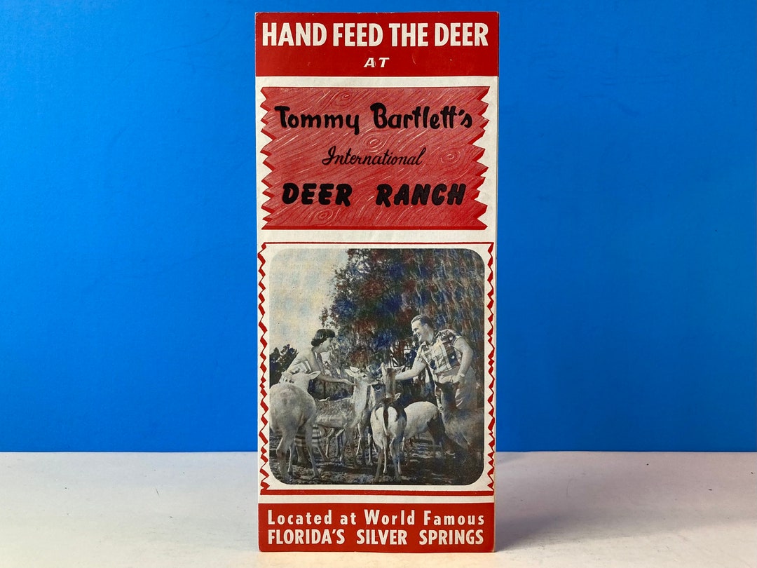 Tommy Bartlett's International Deer Ranch Brochure Etsy