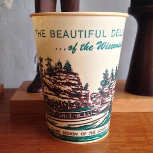 The Beautiful Dells Of The Wisconsin River Throw Away Paper Cup