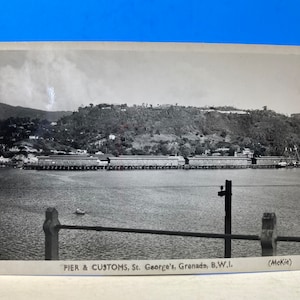 Pier & Customs St. George's Grenade RPPC