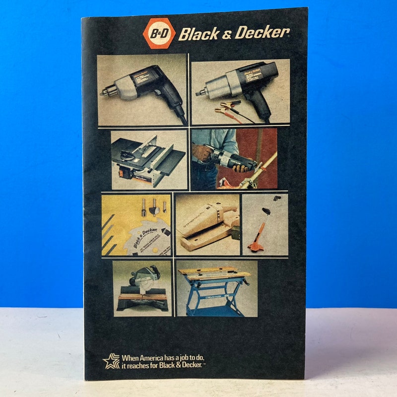 Vintage Black and Decker Drill Etsy