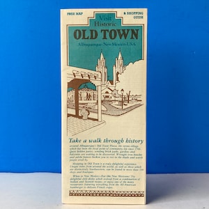 Historic Old Town Albuquerque Brochure Gallup 1989