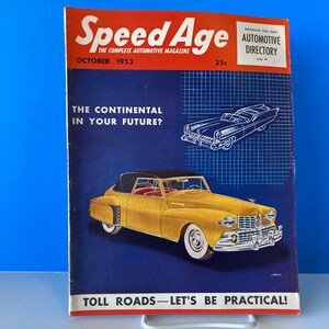 Speed Age Magazine October 1953