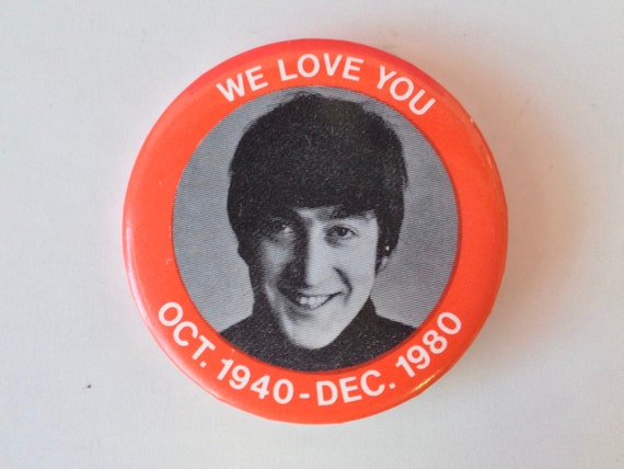 John Lennon Zombie Pinback Buttons - Unique Art Gifts for Zombie Lovers -  Inkeater Originals