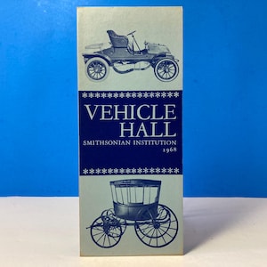 Vehicle Hall Smithsonian Brochure 1968