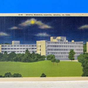 Carte postale de linge de l’hôpital Bristol Memorial