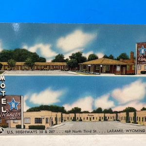 Carte postale du Ranger Motel Laramie