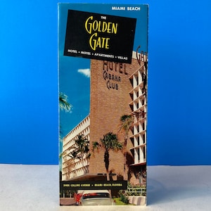 The Golden Gate Hotel Miami Beach Brochure