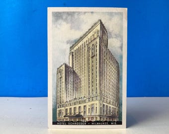 Hotell Schroeder Milwaukee Vykort