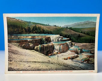 Mammoth Hot Springs Terraces Yellowstone Postcard