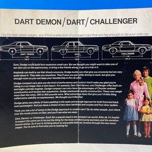 1971 Dodge Verkaufsbroschüre Fehlender Einband