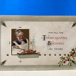 Carte postale Bénédictions de Thanksgiving