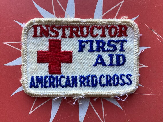 Vintage First Aid Instructor Patch - image 1