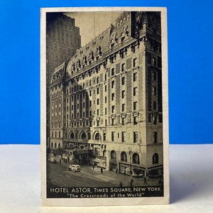 Cartão postal Hotel Astor em Nova York