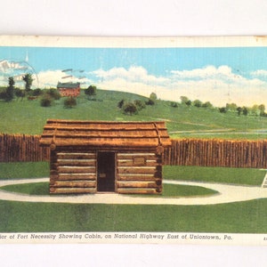Cartão Postal Fort Necessity Linen