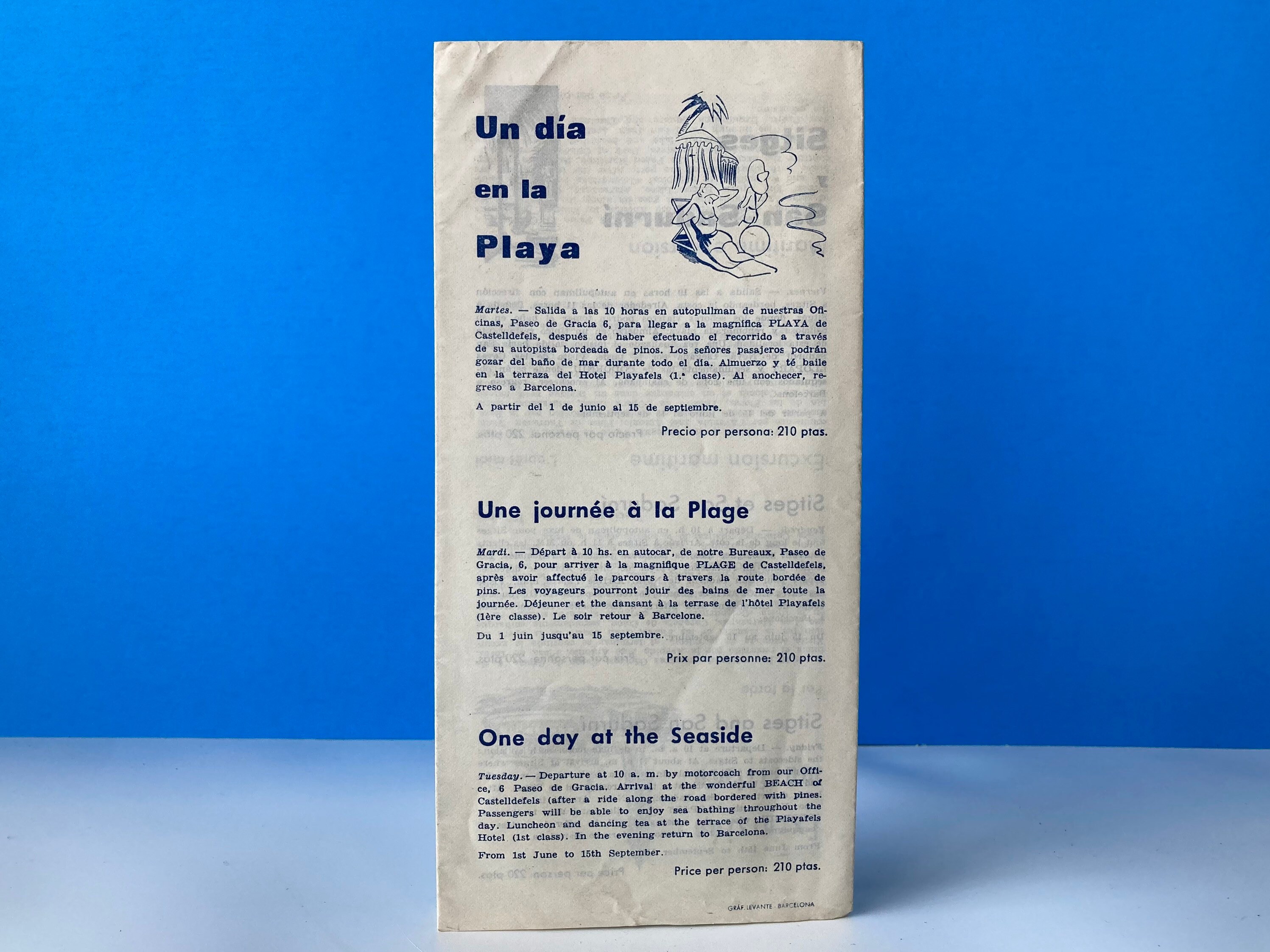 Folleto de Barcelona México