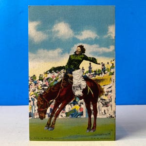 Tad Lucas no cartão postal Hell Cat Cowgirl