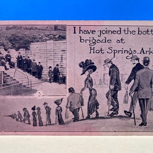 "Ich habe bei der Hot Springs ""Themen"" Postkarte."