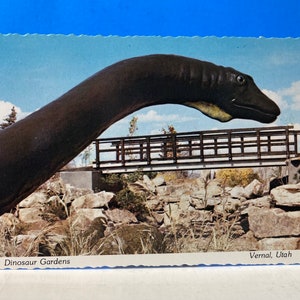 Dinosaurier Gärten Postkarte Utah