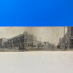 Panorama da cartolina lunga all'inizio di Shawnee Oklahoma